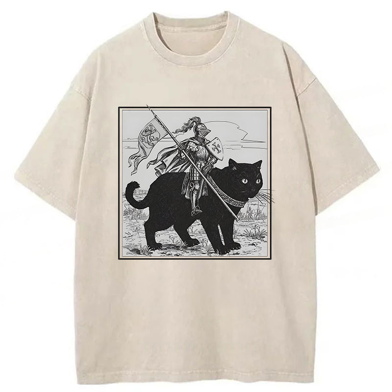 Medieval Knight Washed Unisex Tee