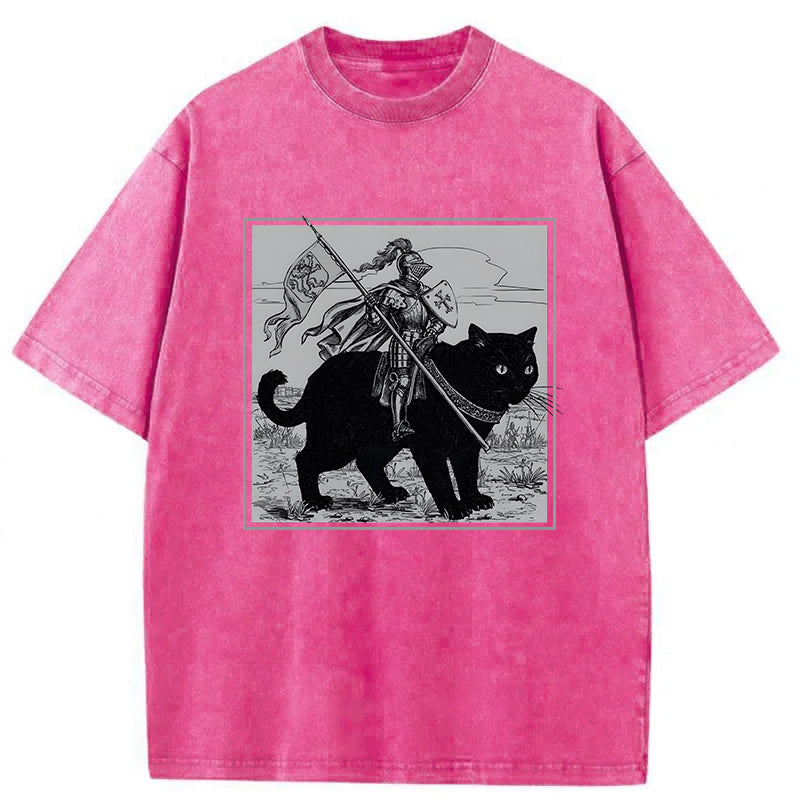 Medieval Knight Washed Unisex Tee