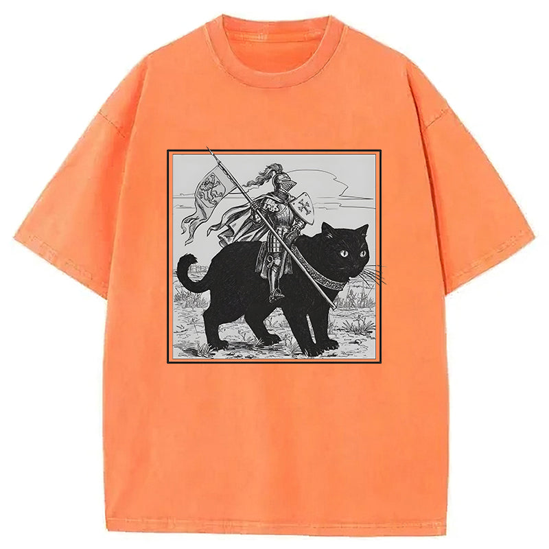 Medieval Knight Washed Unisex Tee