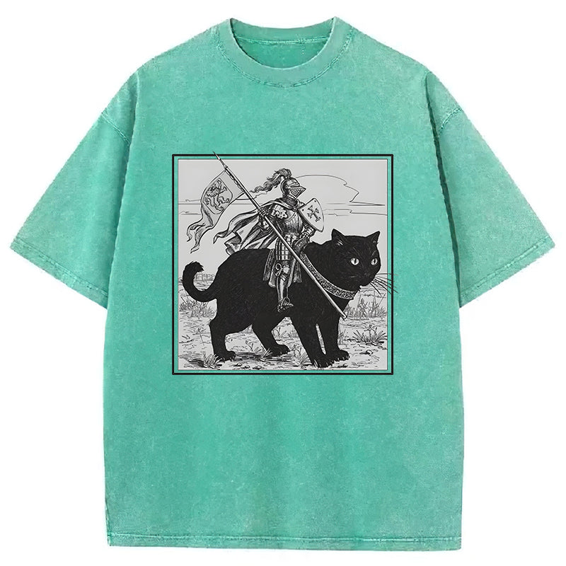 Medieval Knight Washed Unisex Tee