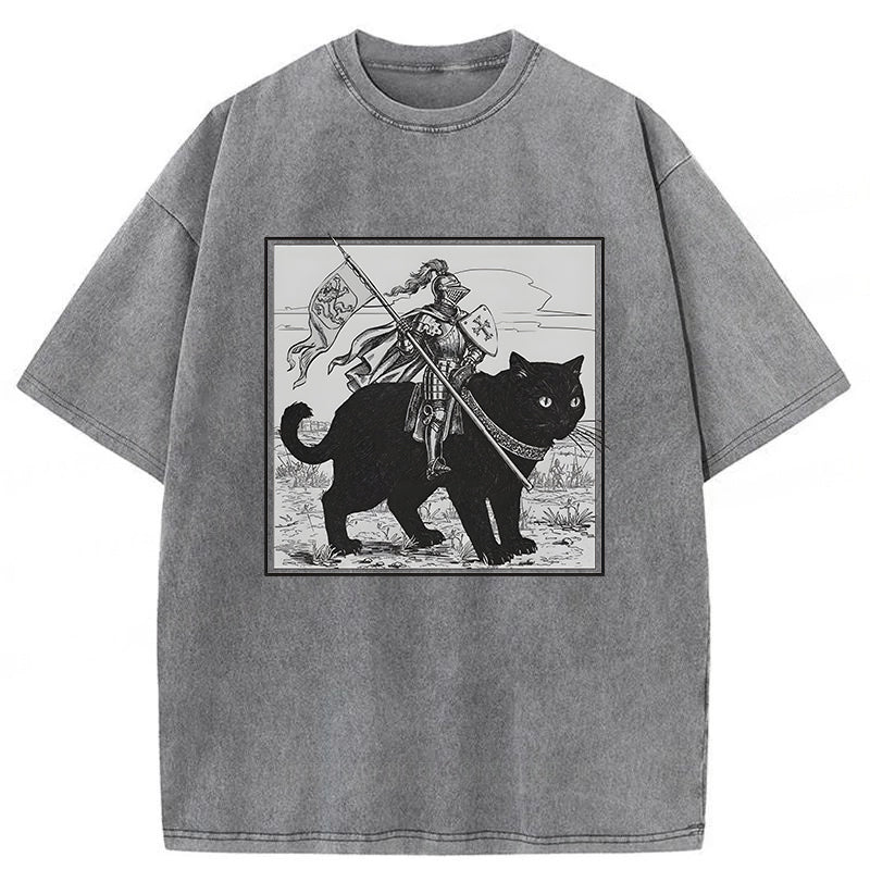 Medieval Knight Washed Unisex Tee