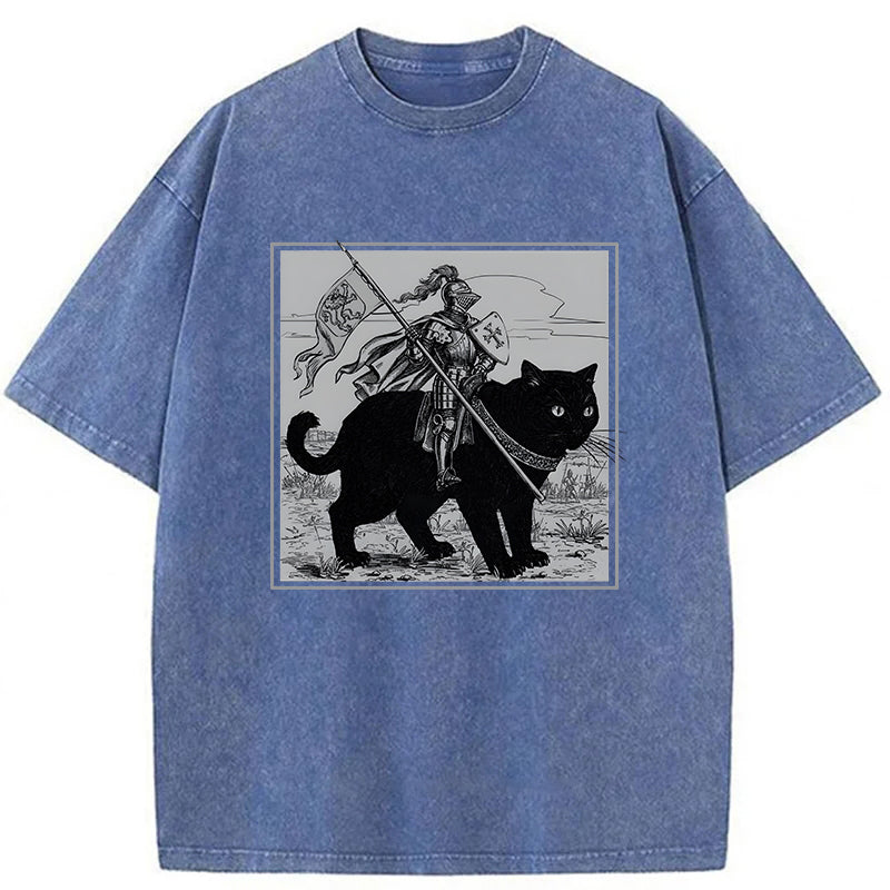 Medieval Knight Washed Unisex Tee