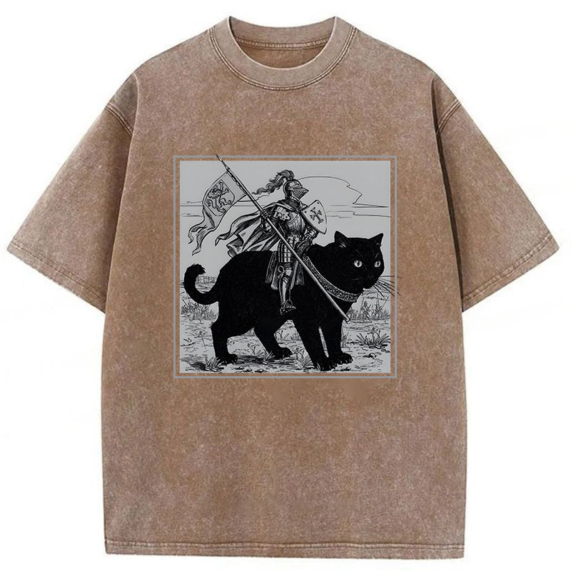 Medieval Knight Washed Unisex Tee