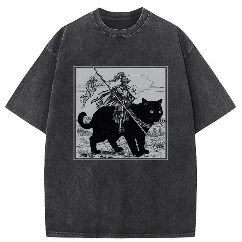 Medieval Knight Washed Unisex Tee
