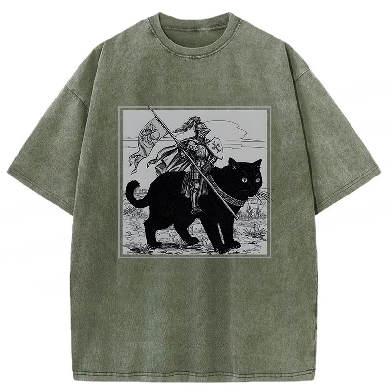 Medieval Knight Washed Unisex Tee