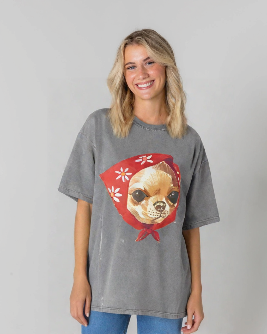 Hated Chihuahua Washed Unisex Tee