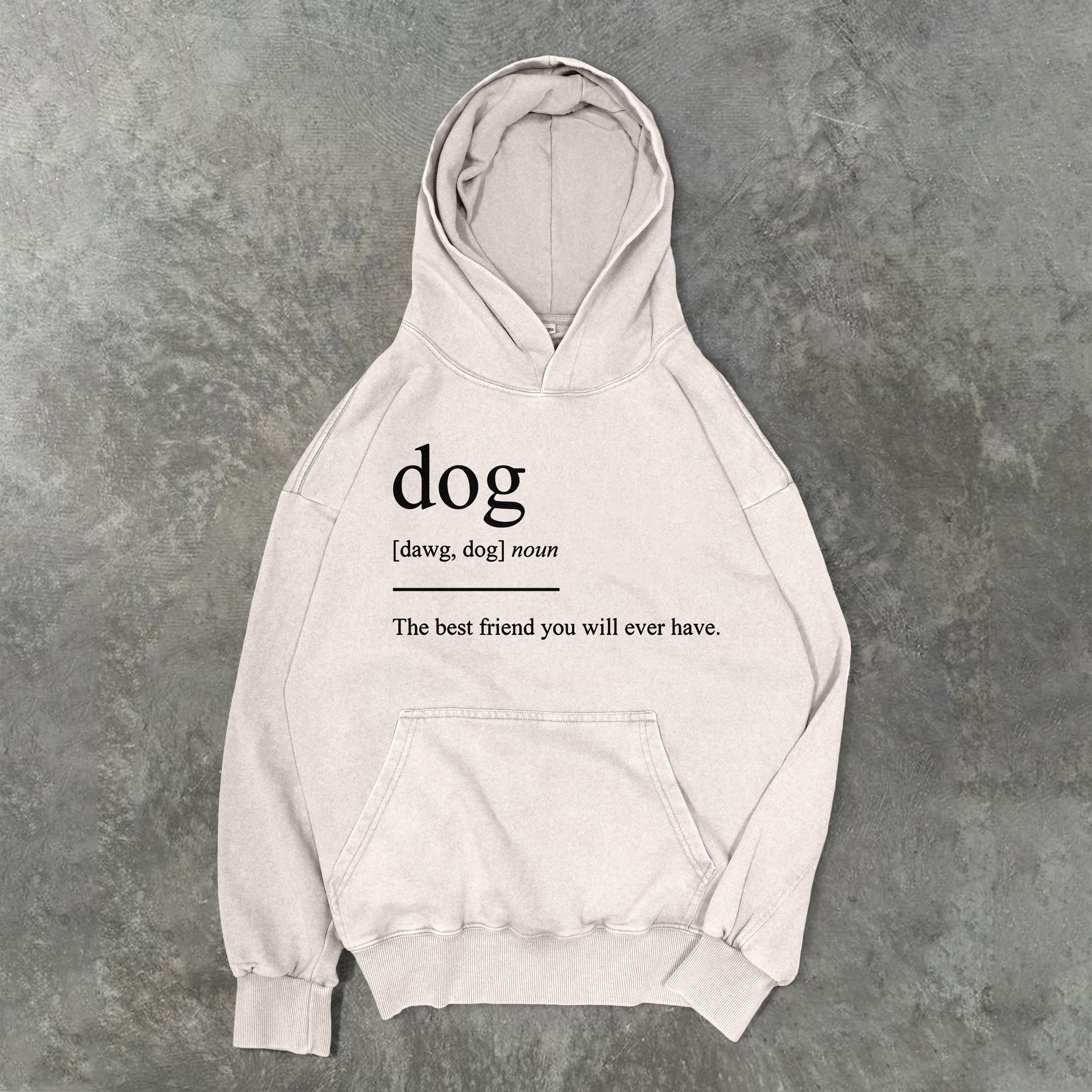 Dog Definition Washed Unisex Hoodie