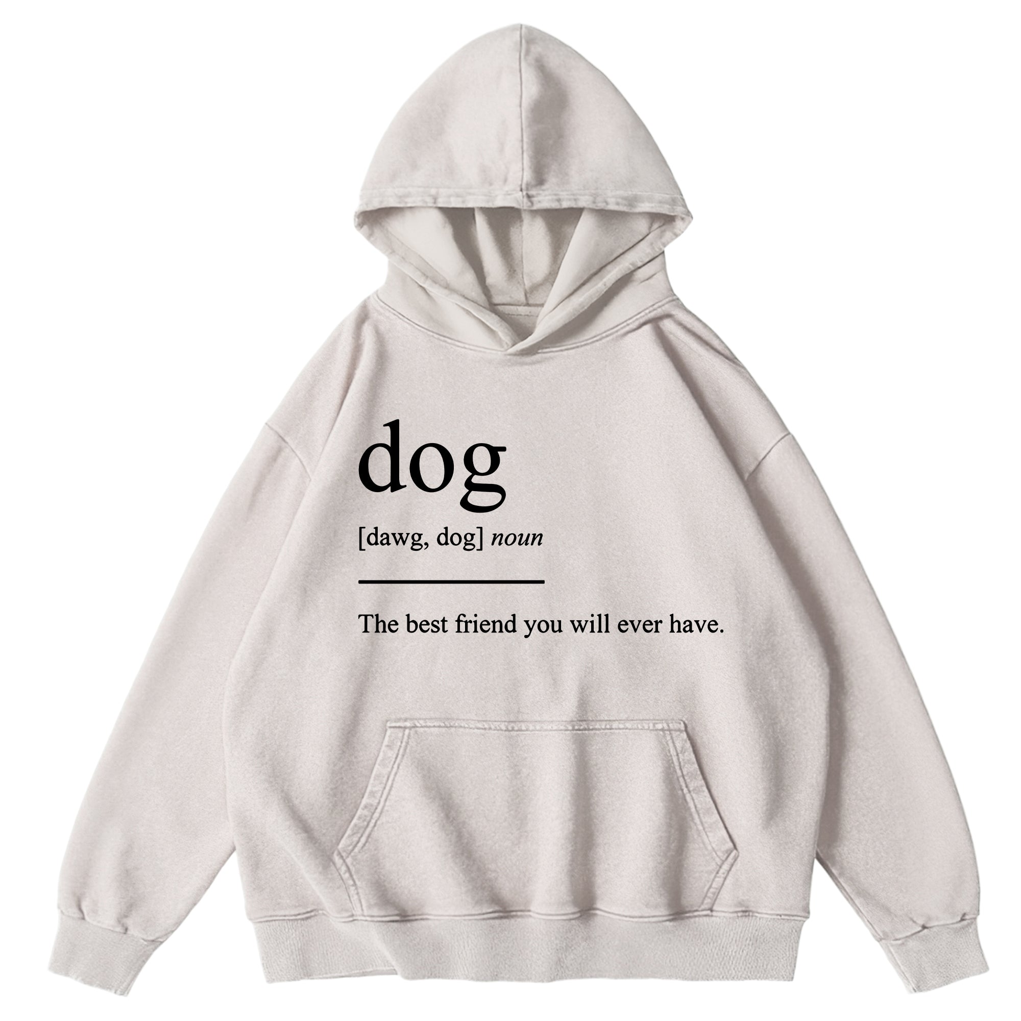 Dog Definition Washed Unisex Hoodie