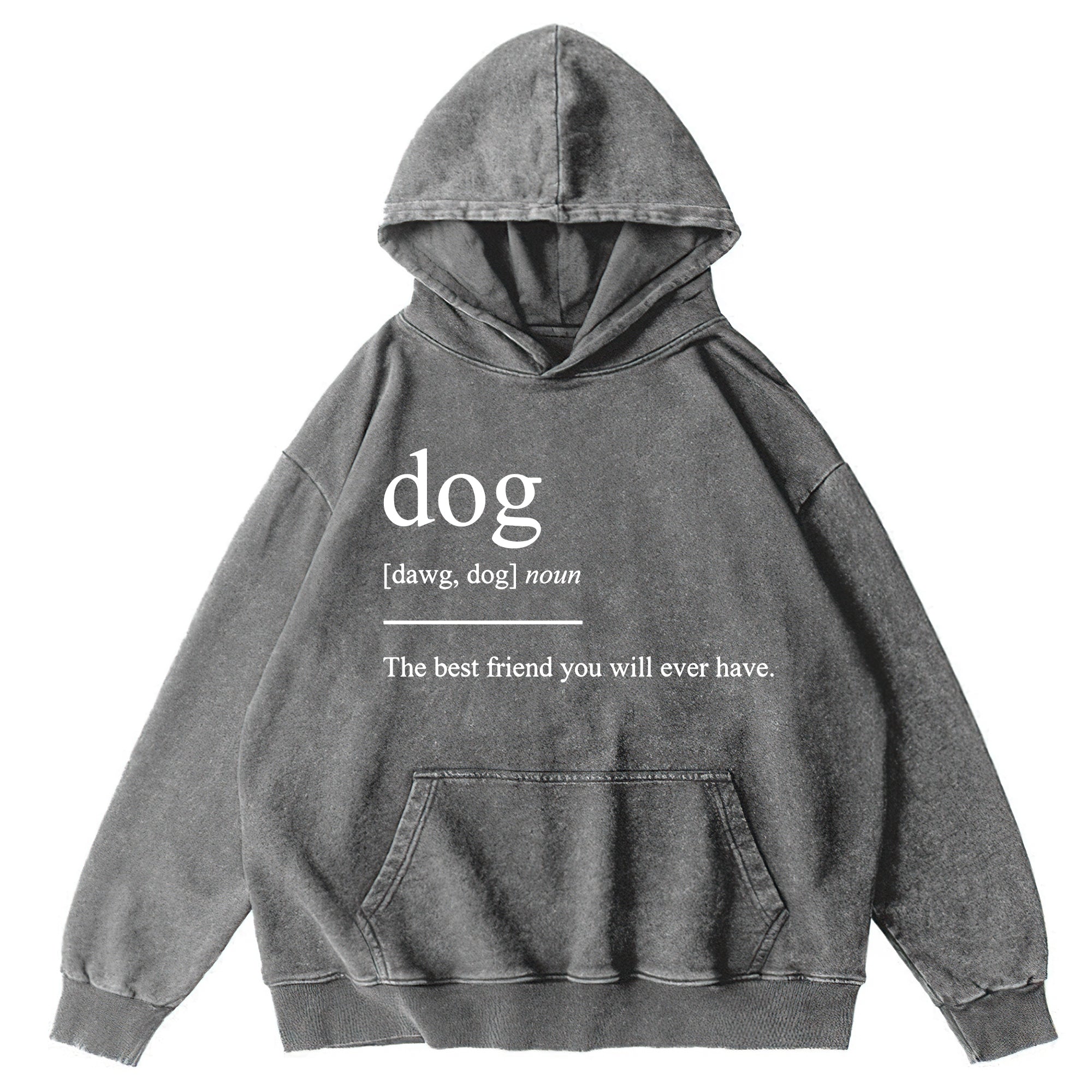 Dog Definition Washed Unisex Hoodie
