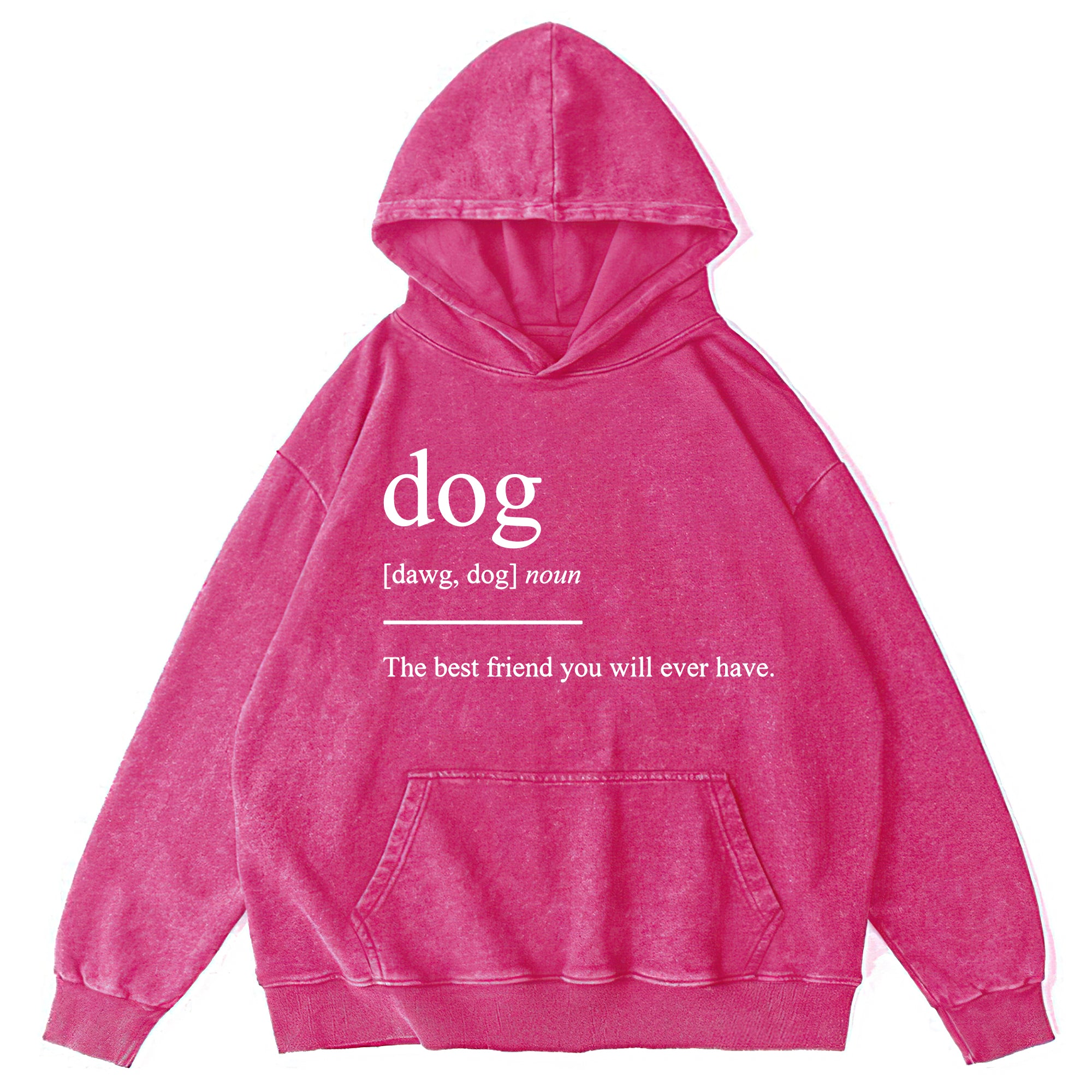 Dog Definition Washed Unisex Hoodie