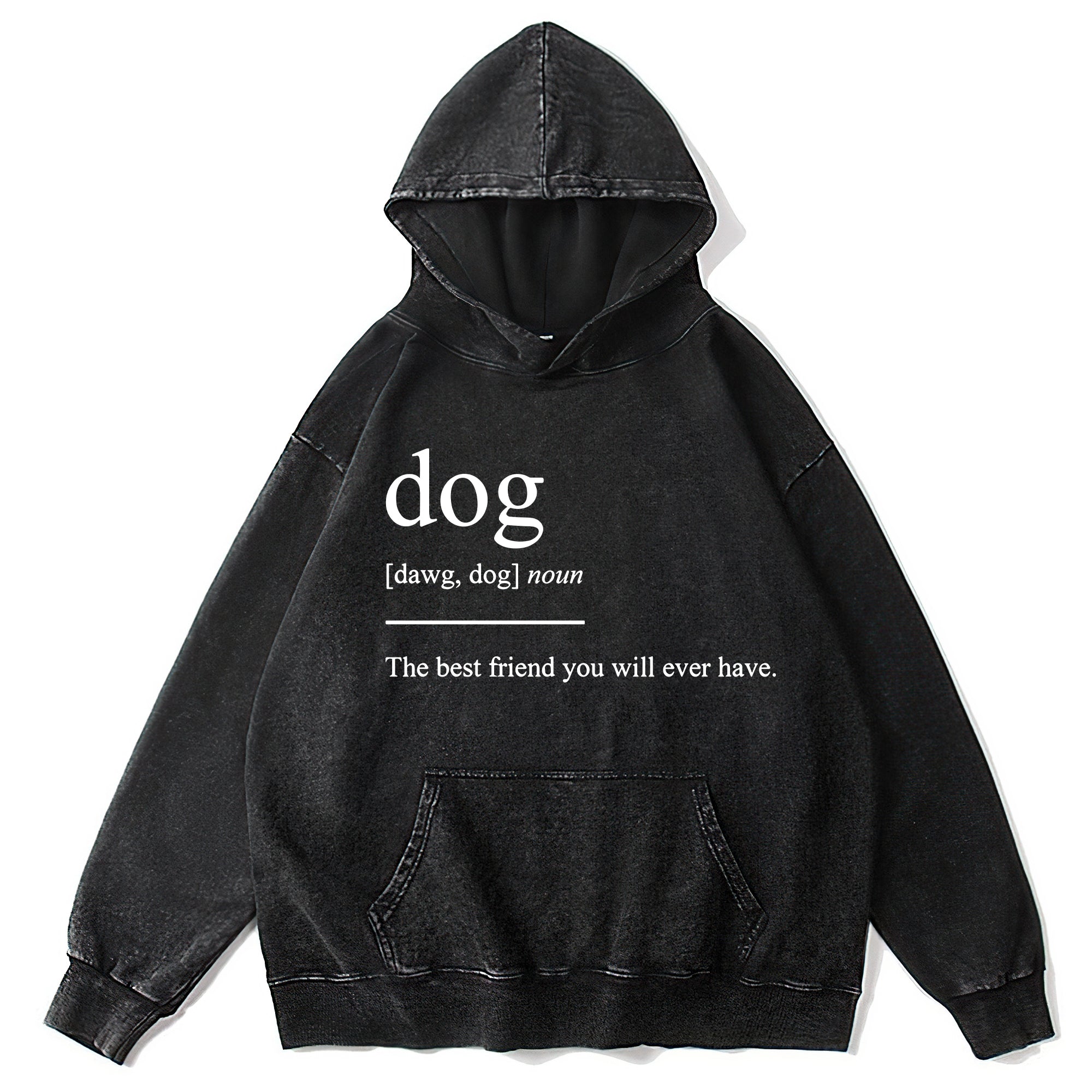 Dog Definition Washed Unisex Hoodie