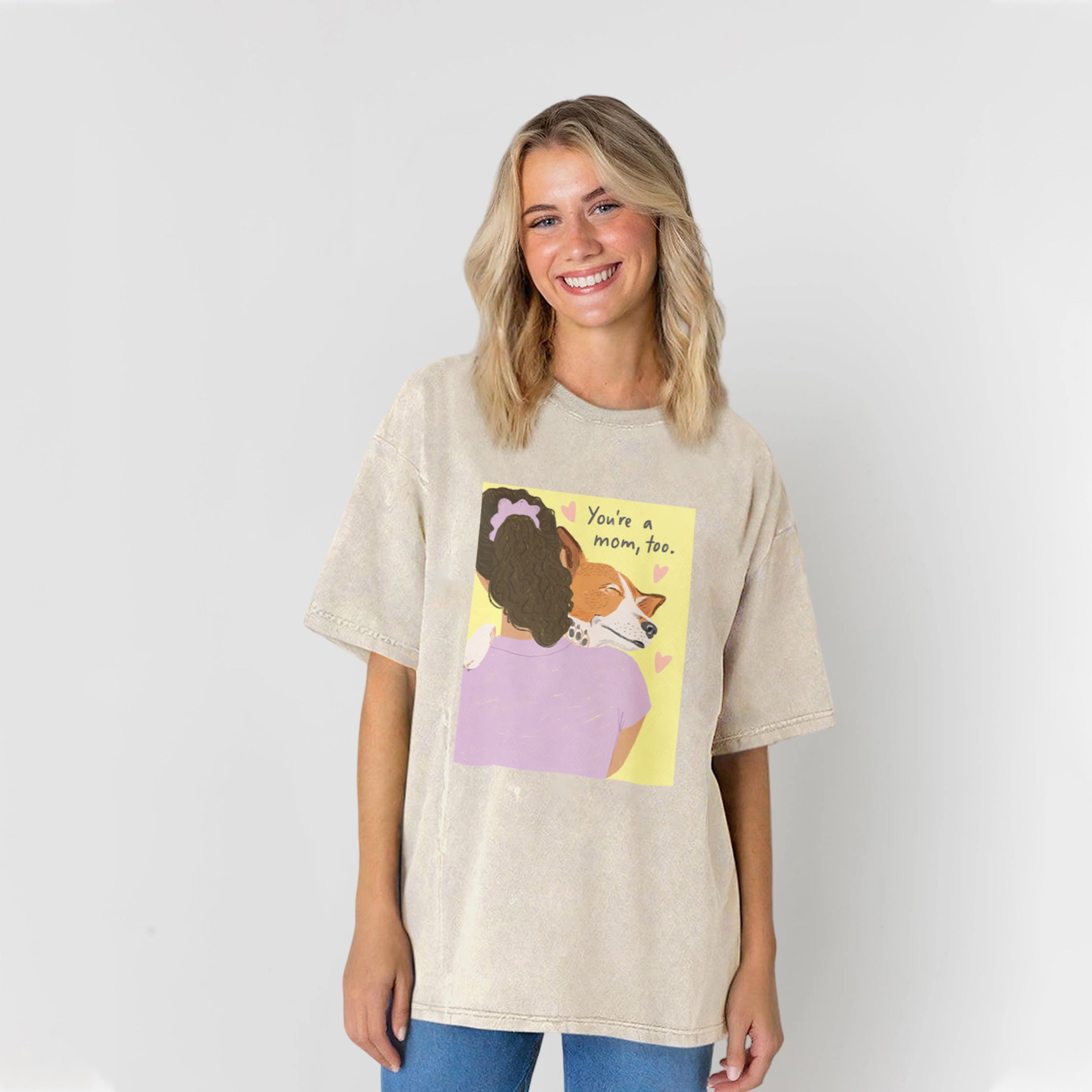 You're A Mom Too Washed Unisex Tee