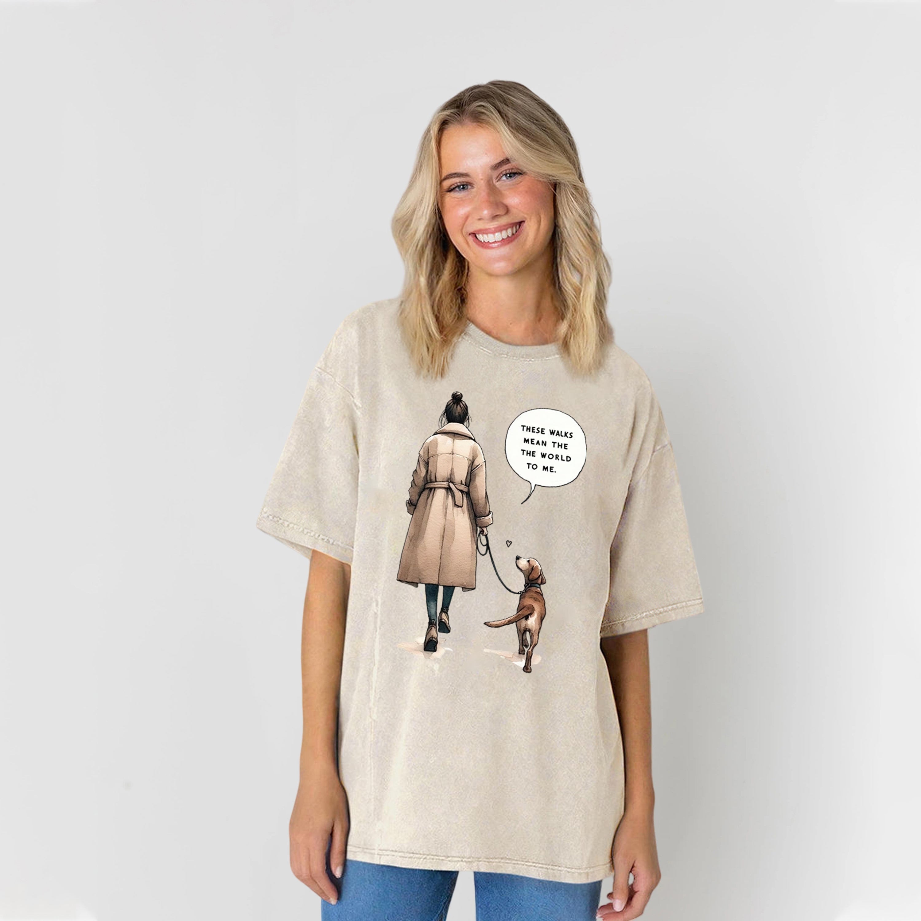 These Walks Mean The The World To Me Washed Unisex Tee