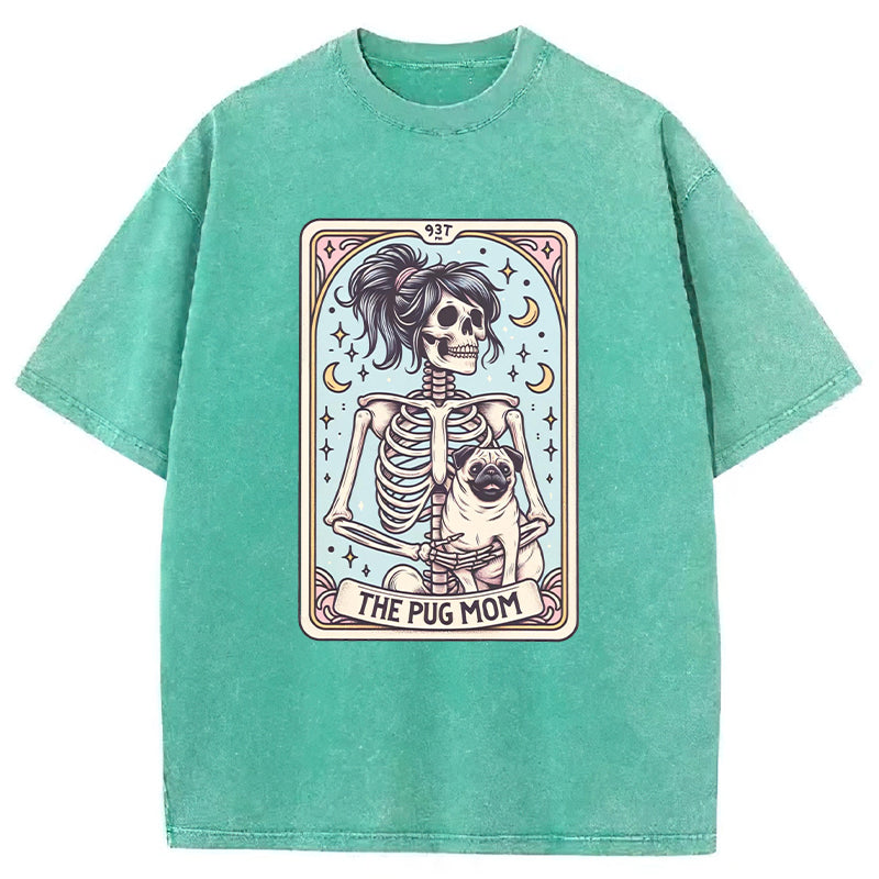 Pug Dog Washed Unisex Tee