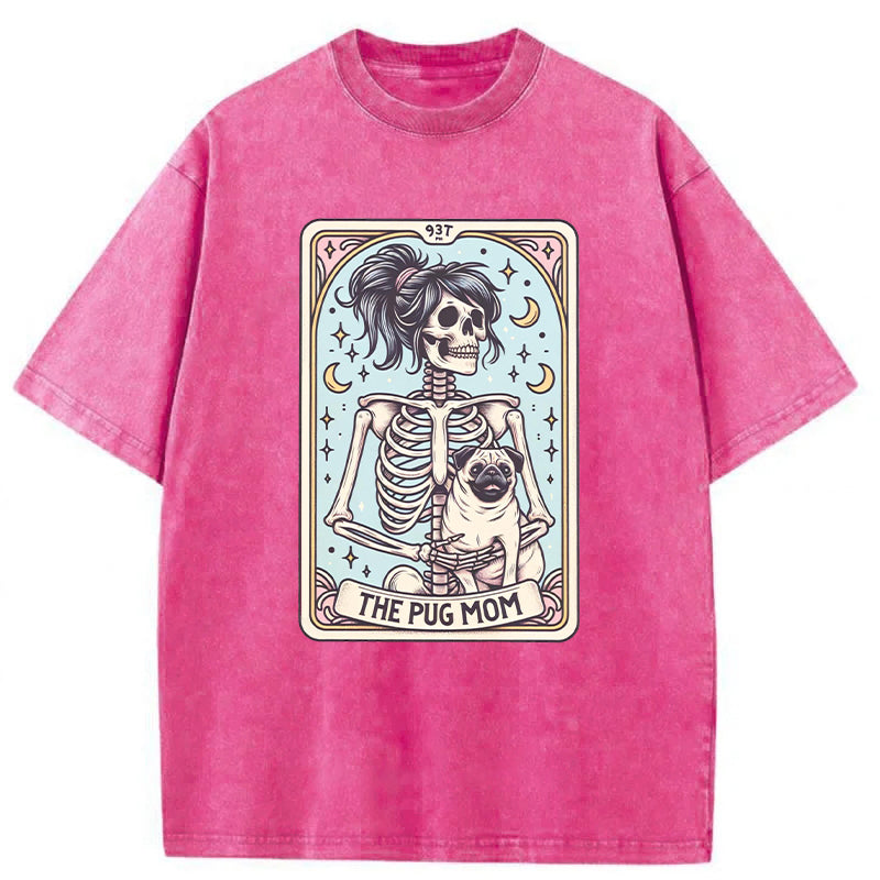 Pug Dog Washed Unisex Tee