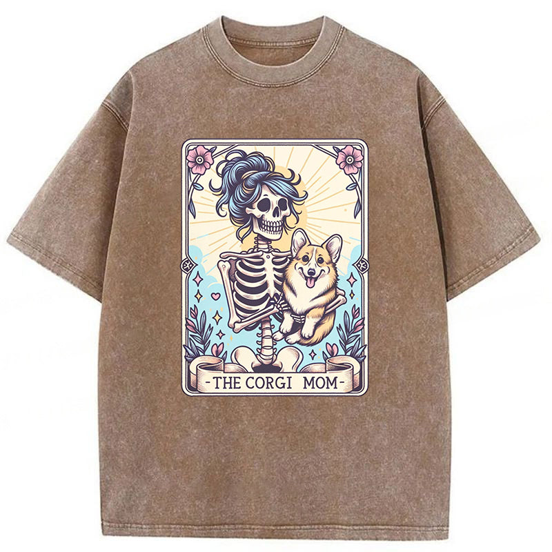 Corgi Washed Unisex Tee