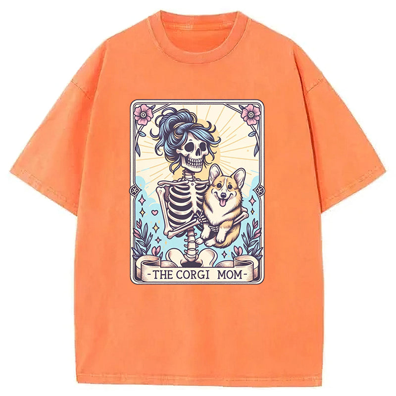 Corgi Washed Unisex Tee