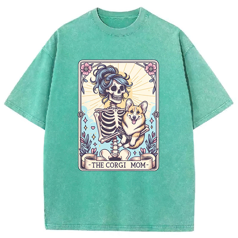 Corgi Washed Unisex Tee