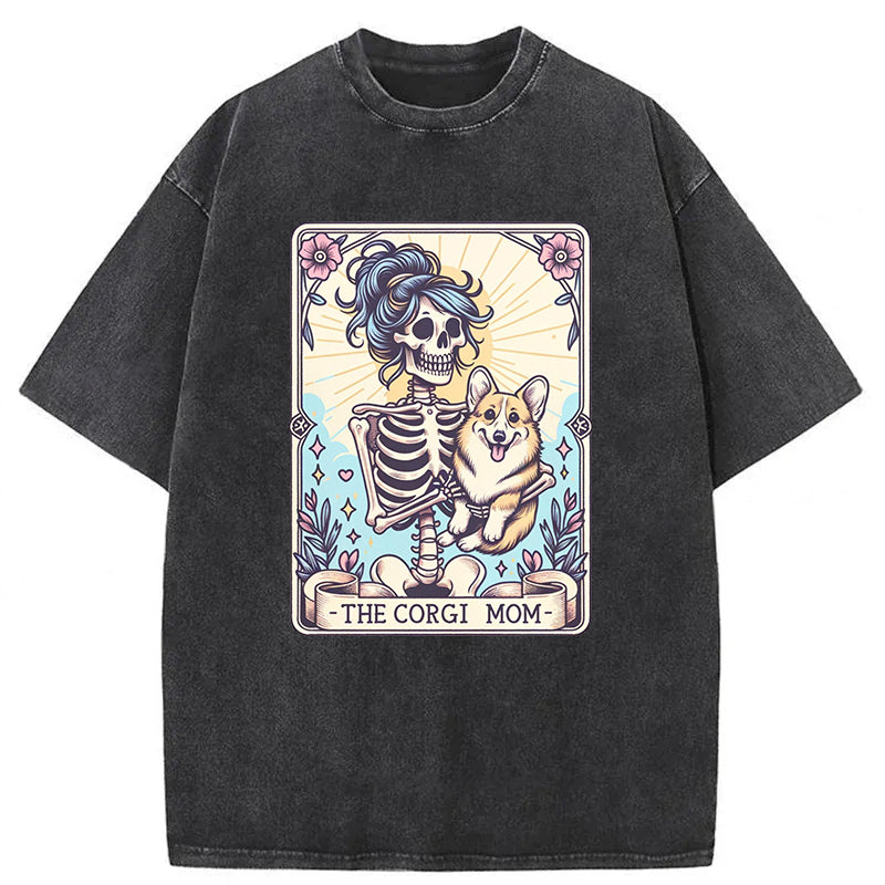 Corgi Washed Unisex Tee