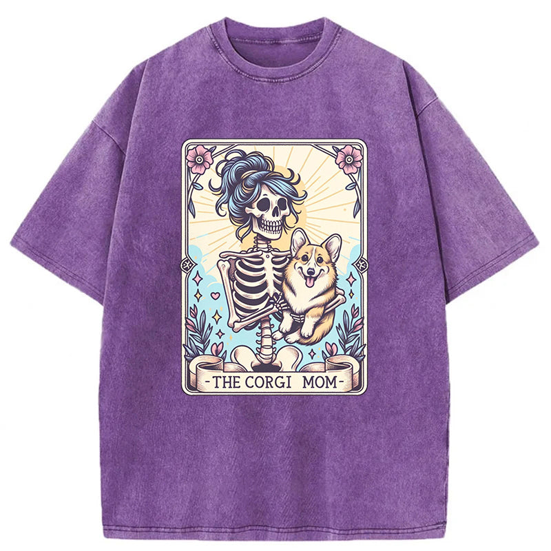 Corgi Washed Unisex Tee