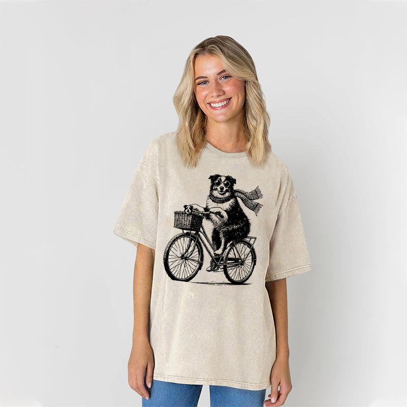 Australian Shepherd Washed Unisex Tee