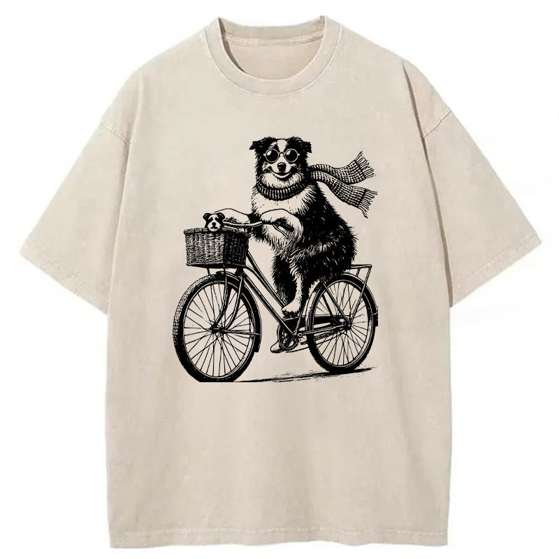Australian Shepherd Washed Unisex Tee