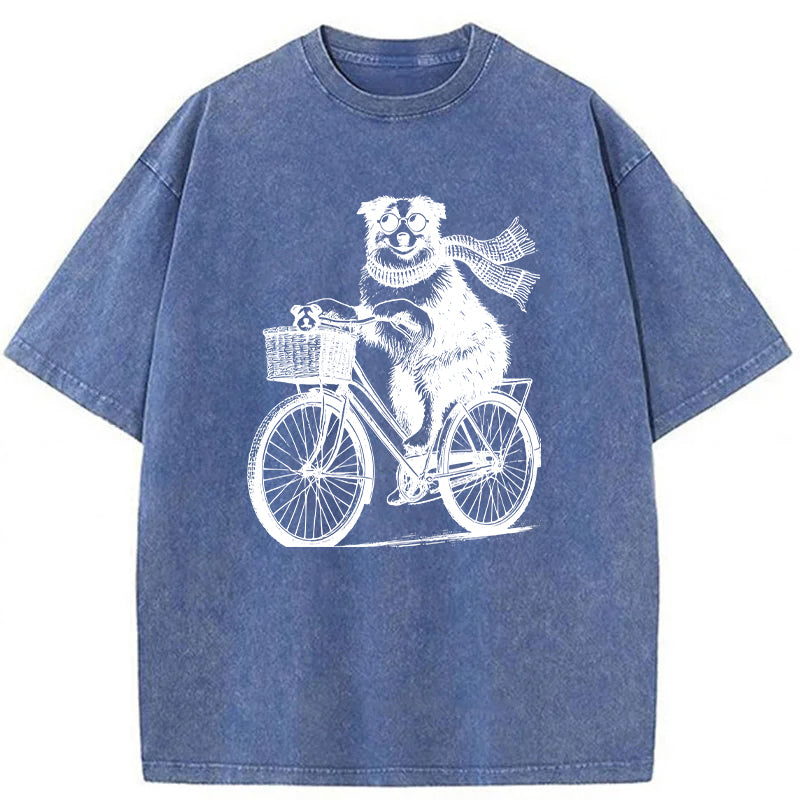 Australian Shepherd Washed Unisex Tee