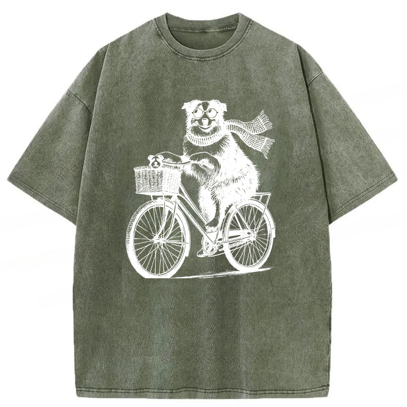 Australian Shepherd Washed Unisex Tee