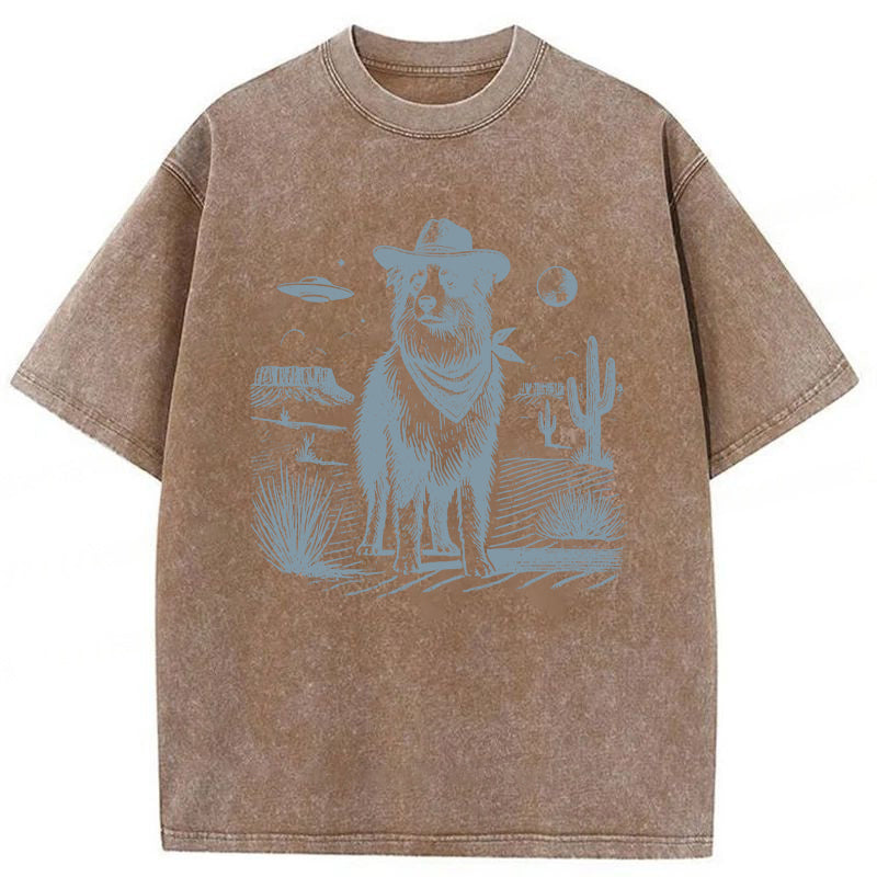 Australian Shepherd Washed Unisex Tee