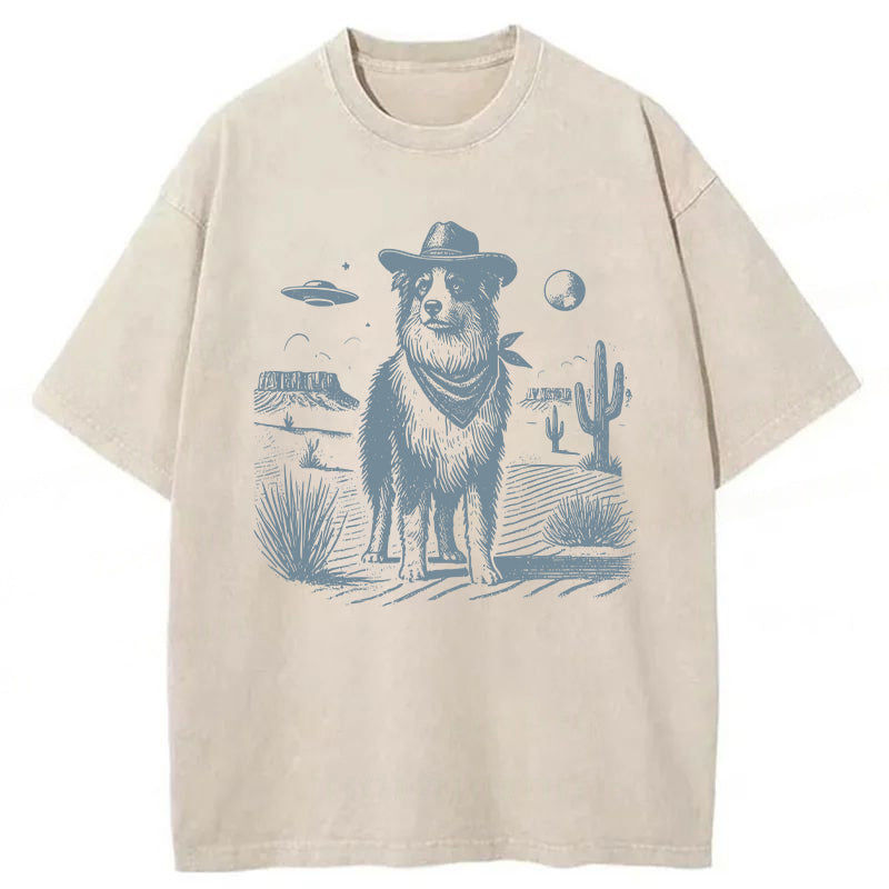 Australian Shepherd Washed Unisex Tee