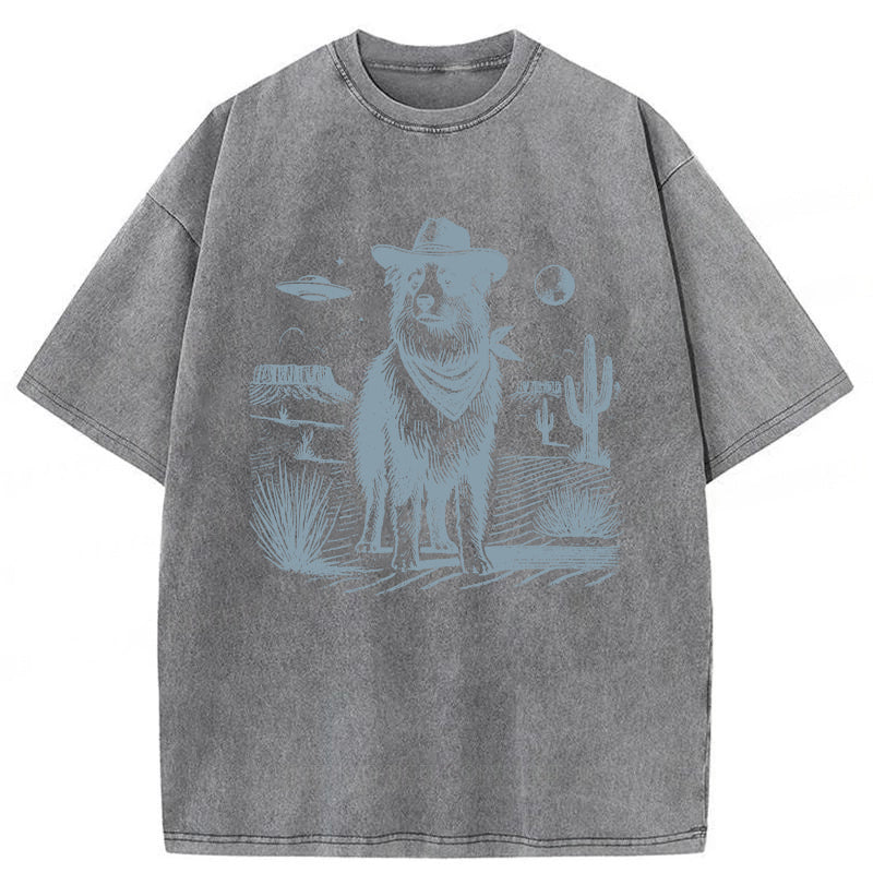 Australian Shepherd Washed Unisex Tee