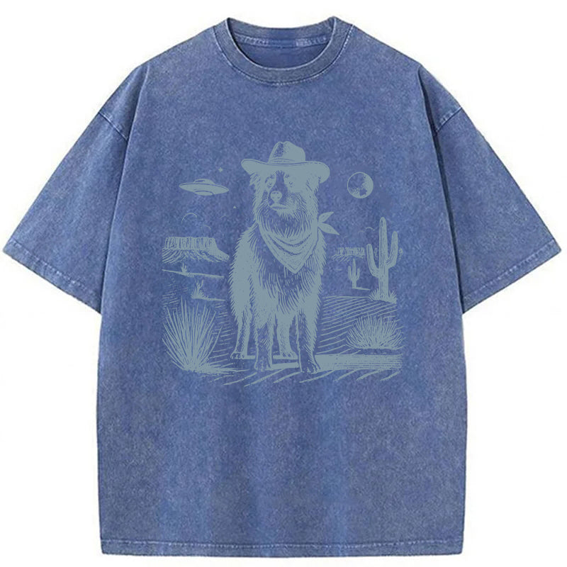 Australian Shepherd Washed Unisex Tee