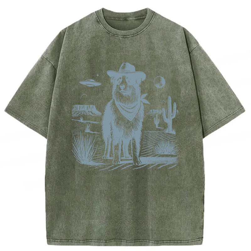 Australian Shepherd Washed Unisex Tee