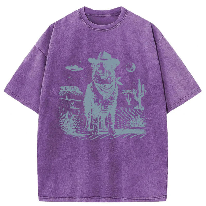 Australian Shepherd Washed Unisex Tee