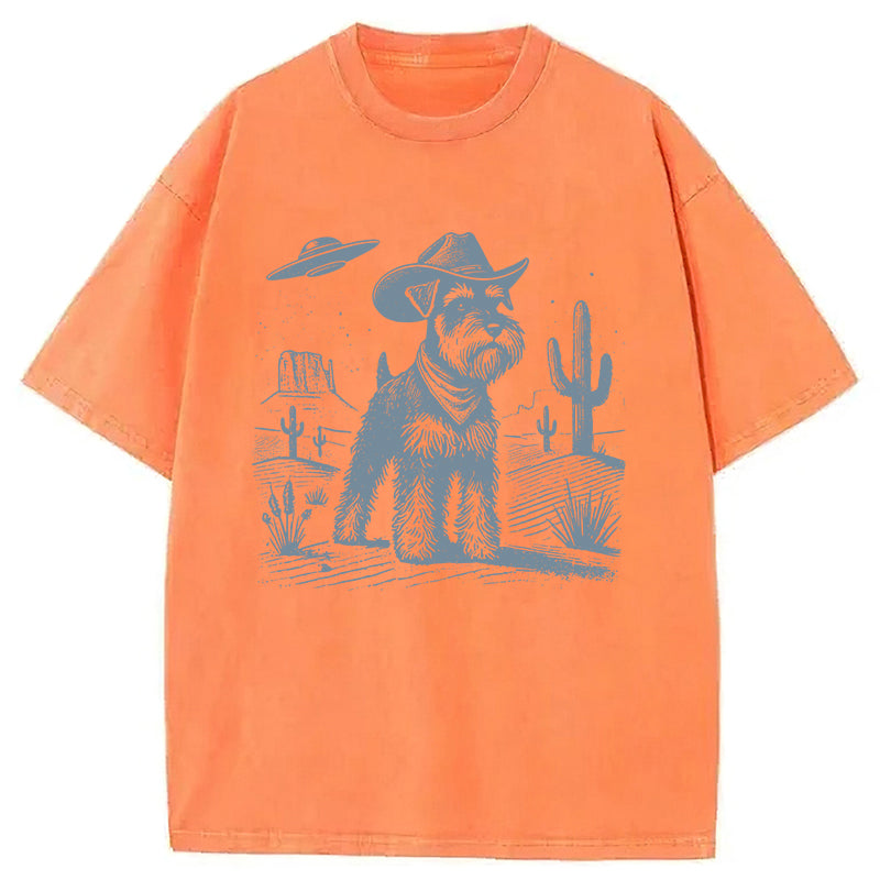 Schnauzer Washed Unisex Tee