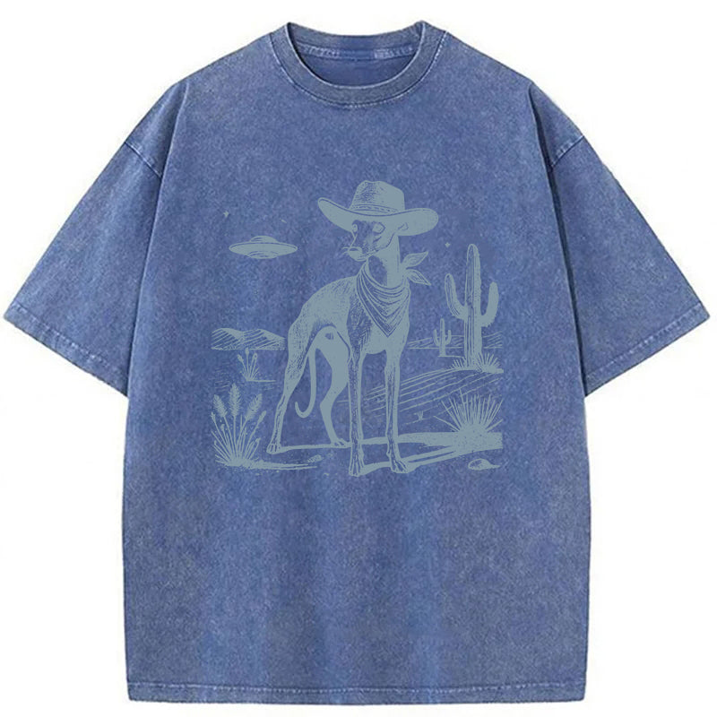 Greyhound Washed Unisex Tee