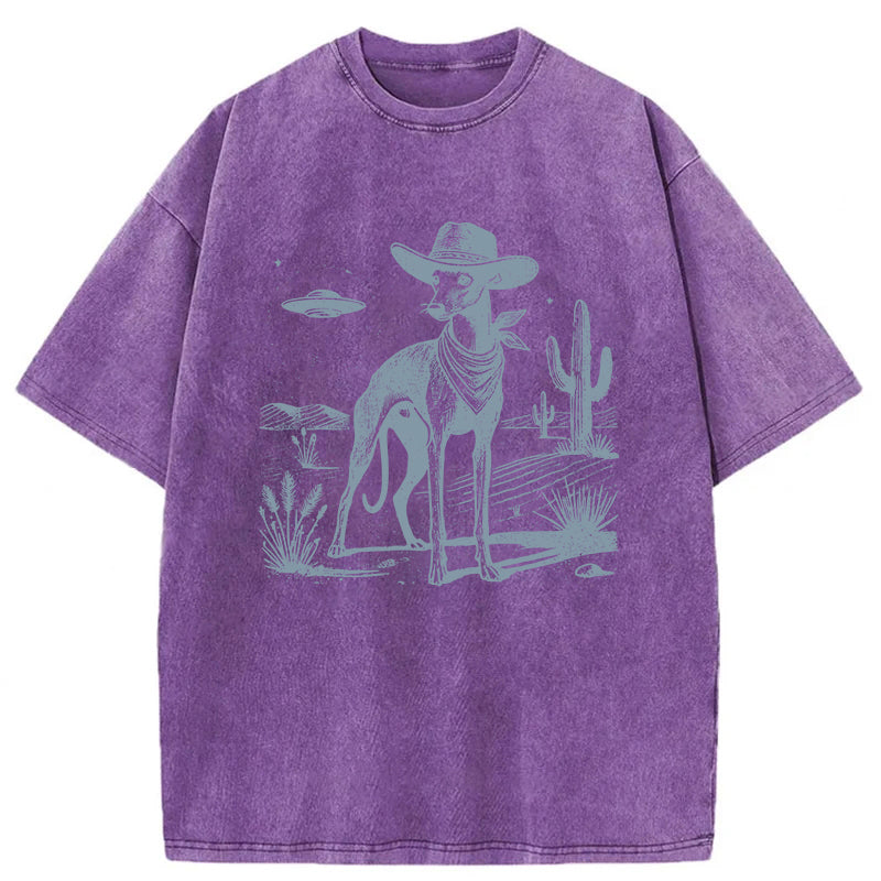Greyhound Washed Unisex Tee