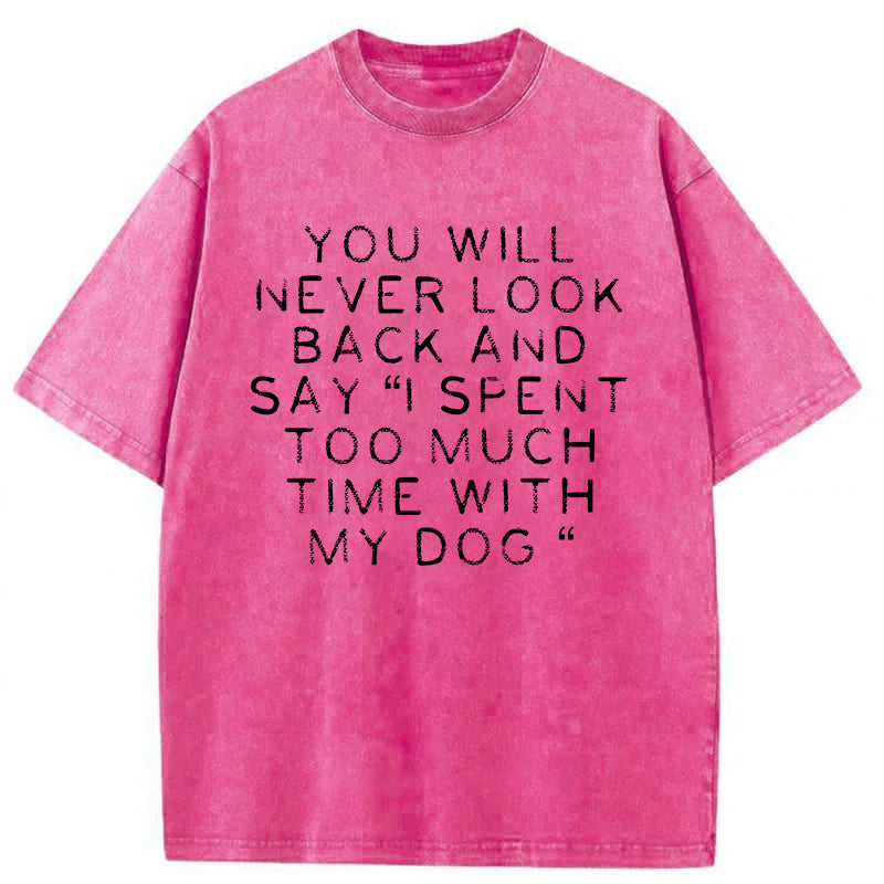 You Will Never Look Back Washed Unisex Tee