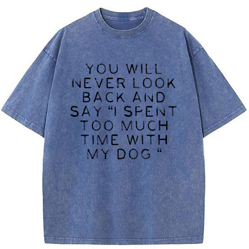 You Will Never Look Back Washed Unisex Tee