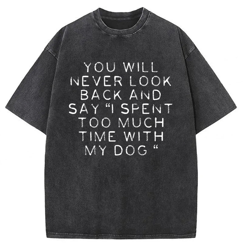 You Will Never Look Back Washed Unisex Tee