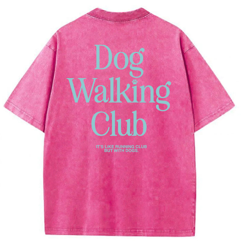 Dog Walking Club Washed Unisex Tee