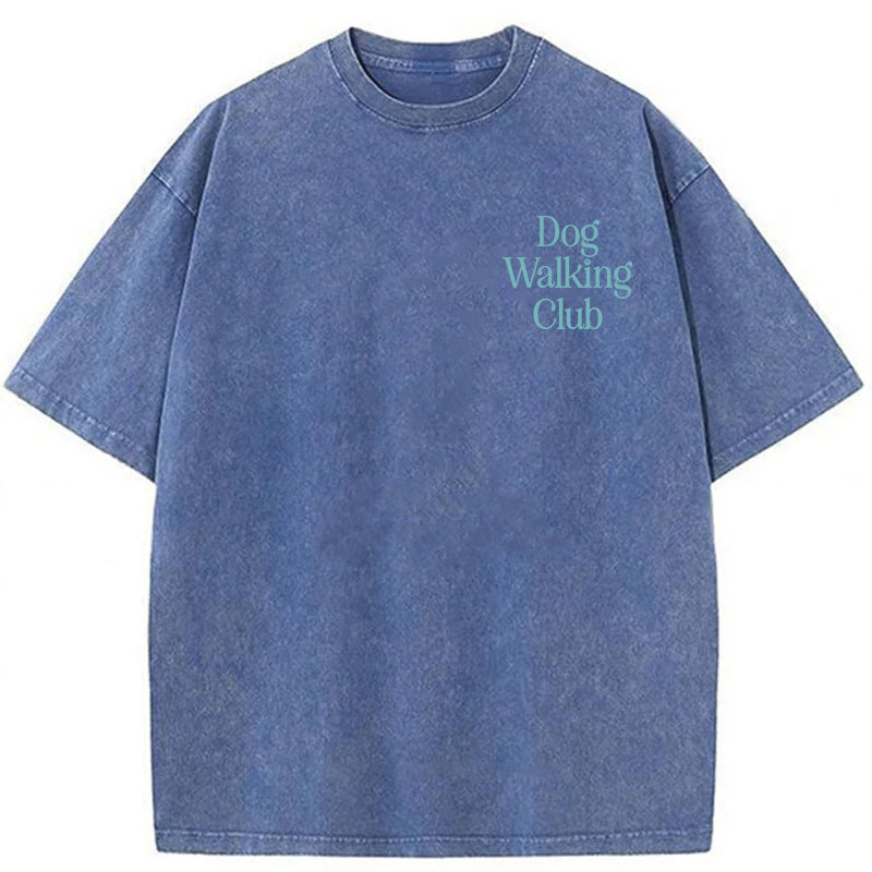Dog Walking Club Washed Unisex Tee