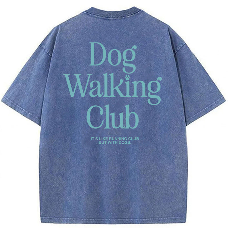 Dog Walking Club Washed Unisex Tee