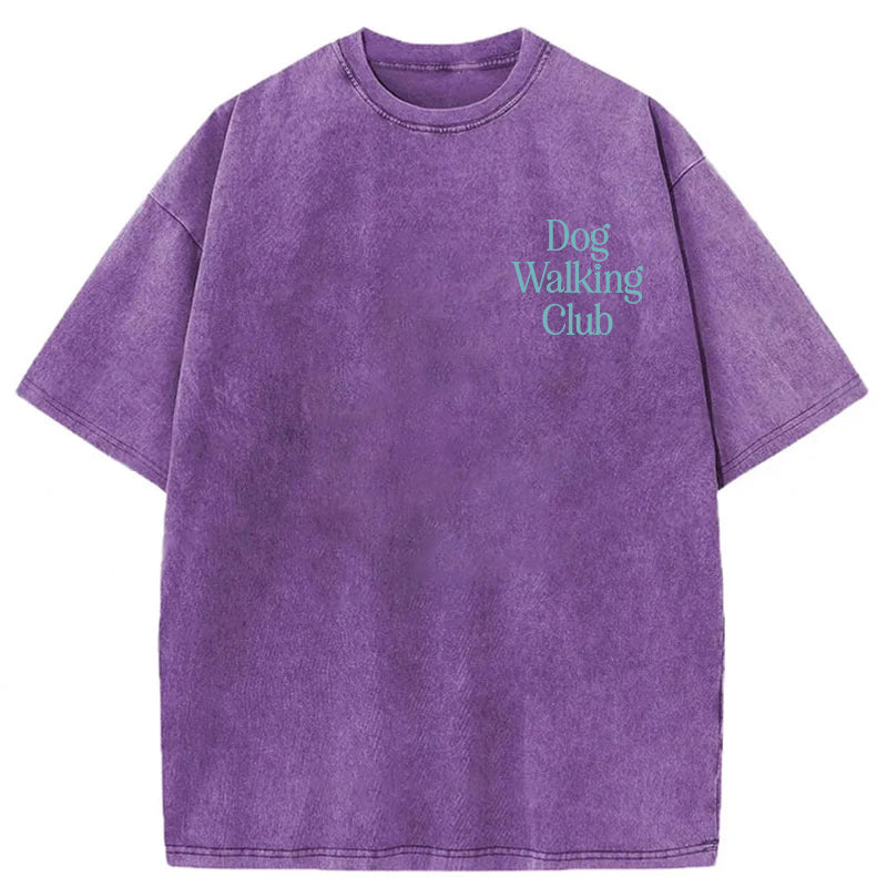 Dog Walking Club Washed Unisex Tee