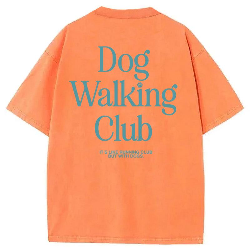 Dog Walking Club Washed Unisex Tee
