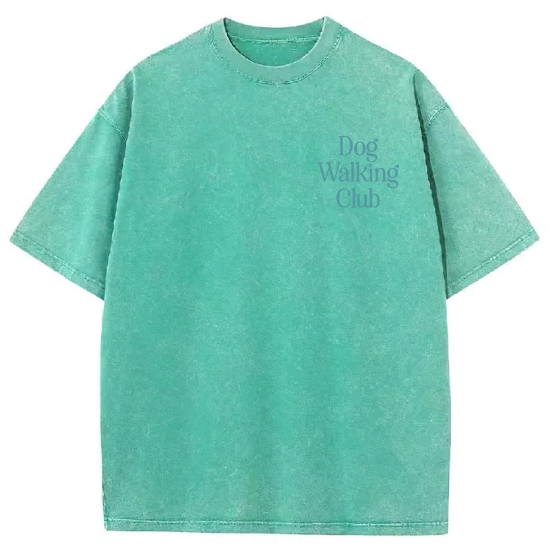 Dog Walking Club Washed Unisex Tee