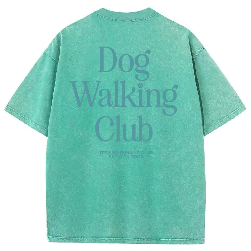 Dog Walking Club Washed Unisex Tee
