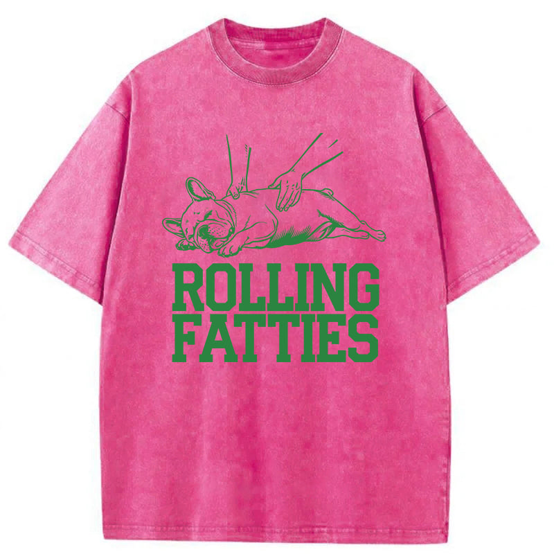 Rolling Fatties Washed Unisex Tee