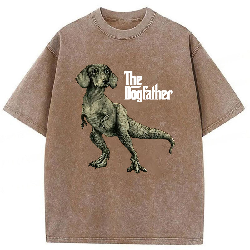The Dogfather Washed Unisex Tee