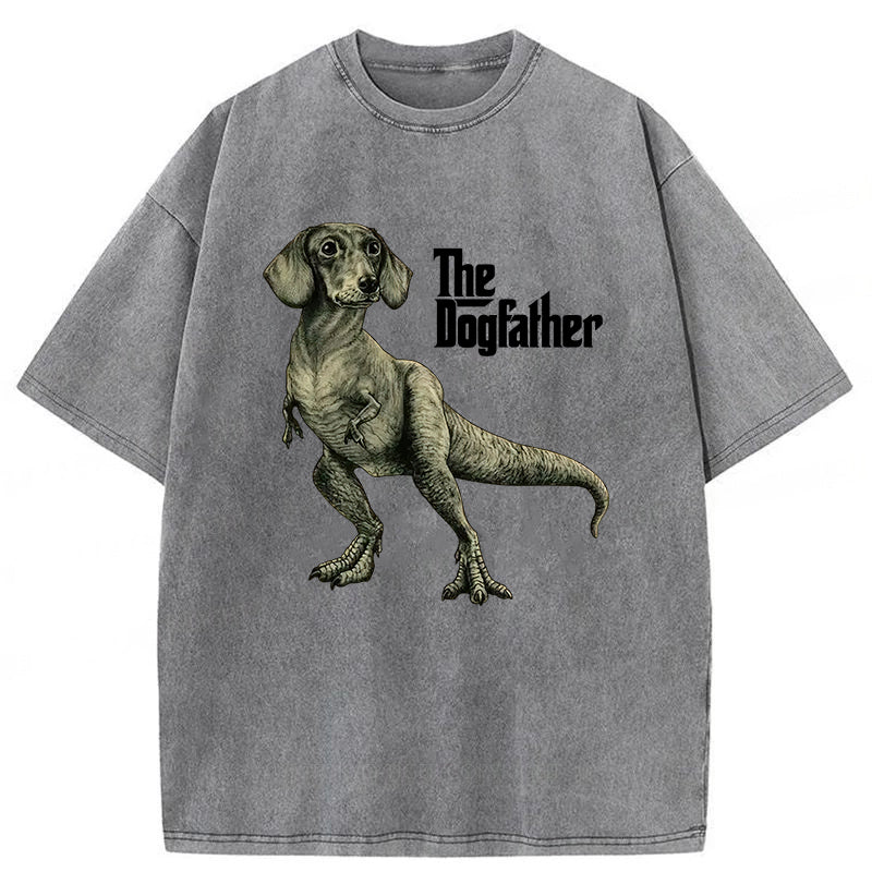 The Dogfather Washed Unisex Tee